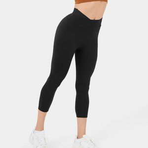 HALARA Cloudful® Crossover Color Block Capri Yoga Leggings